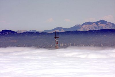 Mt Diablo - Oakland and the Sutro Tower