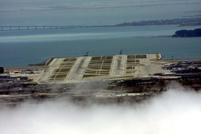 SFO Int'l on the way to Half Moon Bay