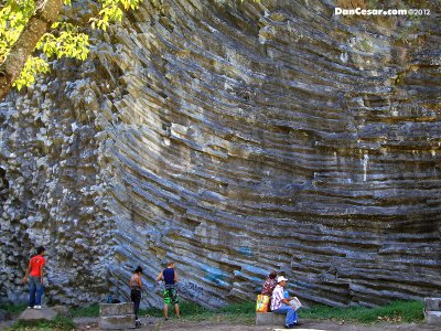 Basalt wall