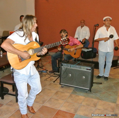 Live music at a Cuban restaurant