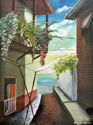 Painting of Casco Viejo