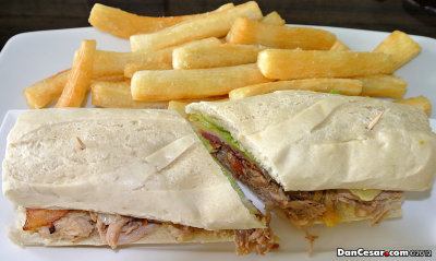Cesar's sandwich at Marina Marina Restaurant