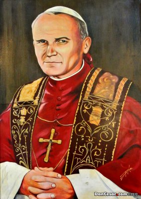 Painting of Pope John Paul II