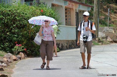 On the streets of San Pedro of Taboga Island