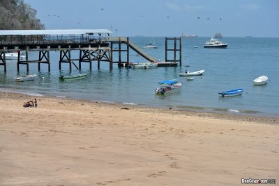 The pier on Isla Taboga