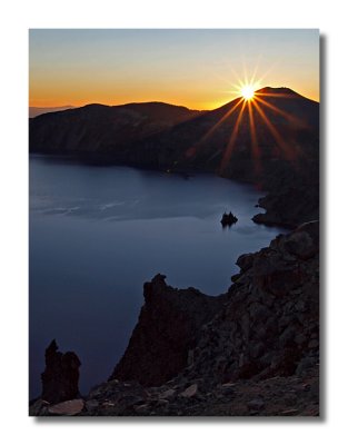 Sunrise over Mt Scott