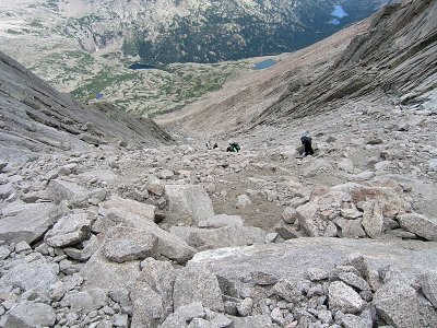 Looking down the Trough