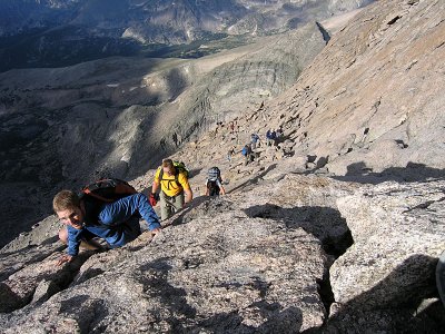 Near the top