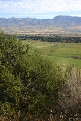 Overlooking Marsh Valley and McCammon