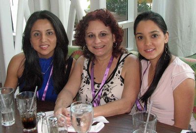 Gina, Noelia and Mayumi