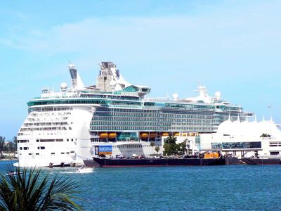 Cruise Ship at Port of Miami