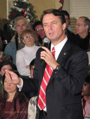 Edwards at Nahua Rally Jan 6, 2008