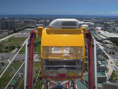 Kaoshiung view from Dream Mall Ferris wheel