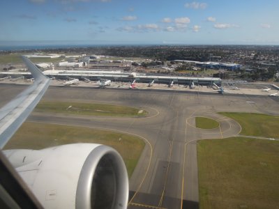 departing Adelaide