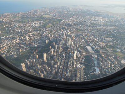 departing Sydney