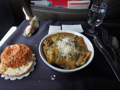 TGU to MIA a cheesy ravioli