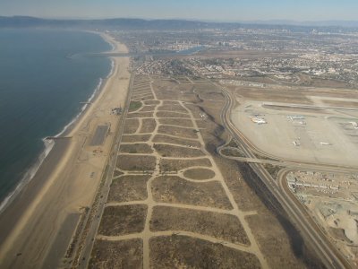 departing Los Angeles