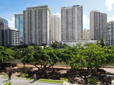 Honolulu view from convention center