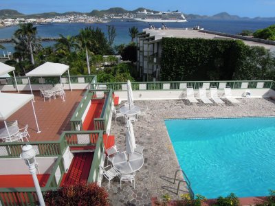 Basseterre view from Ocean Terrace Inn