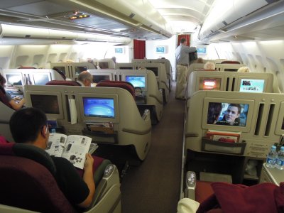 Melbourne to Bali on Garuda in executive class