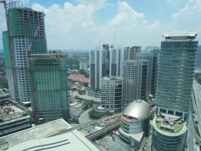 Kuala Lumpur Hilton hotel room view