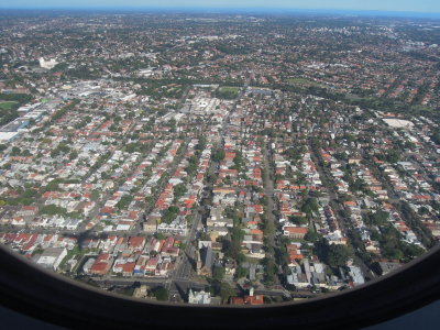 Sydney landing