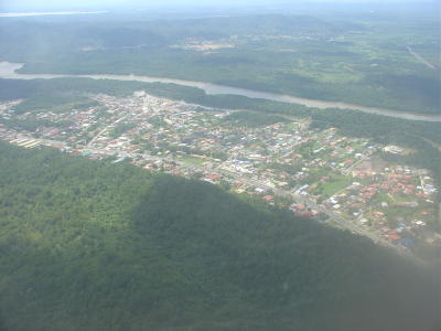 Descending into Bandar Seri Begawan