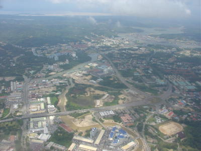 Departing Bandar Seri Begawan