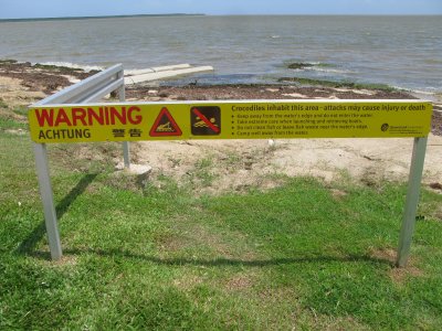 Cairns warning crocodiles