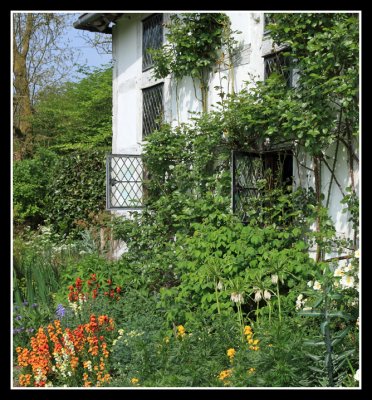 The garden in spring, Brockhampton Manor
