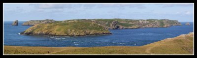View of Skomer from the mainland