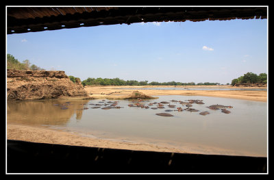 The view from the Kaingo Hippo hide