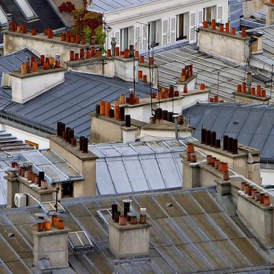 chimneypotts overlooking Paris