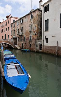 Boat on Canal Venice