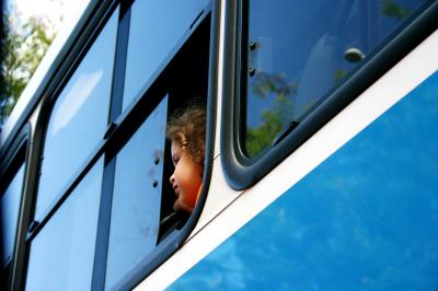 girl in a window