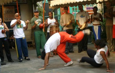capoeira - typical brazilian dance and fight