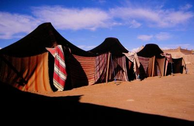 Berber tents, Erg Chebbi