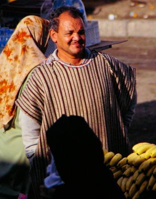 Banana vendor, Ouezzan