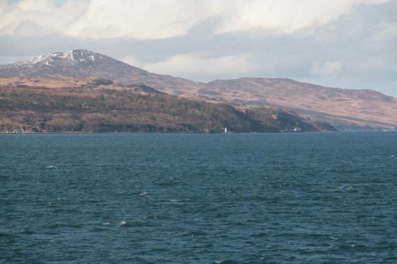 In the Sound of Islay with the lighthouse on McArthurs Head