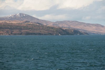 In the Sound of Islay with the lighthouse on McArthur's Head