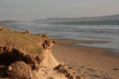 The beach at Laggan Bay - the lang strand