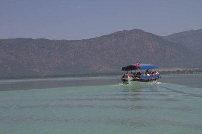 Sailing on Lake Köyceğiz