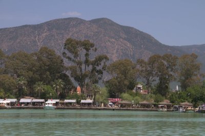 Approaching the town of Köyceğiz