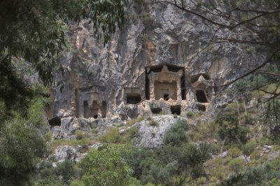 The Dalyan Rock Tombs