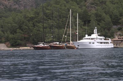 Ekincik Bay and marina