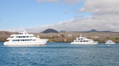 The harbour at Puerto Baquerizo Moreno, San Cristobal, Galapagos