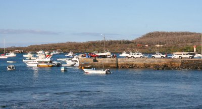 The harbour at Puerto Baquerizo Moreno, San Cristobal, Galapagos