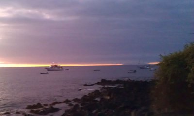 Sunset, Floreana, Galapagos