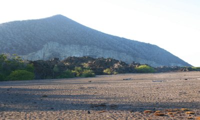 Sunrise on Punta Tortuga Negra beach, Isabela, Galapagos