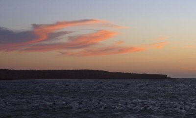 Sunset over Genovesa, Galapagos